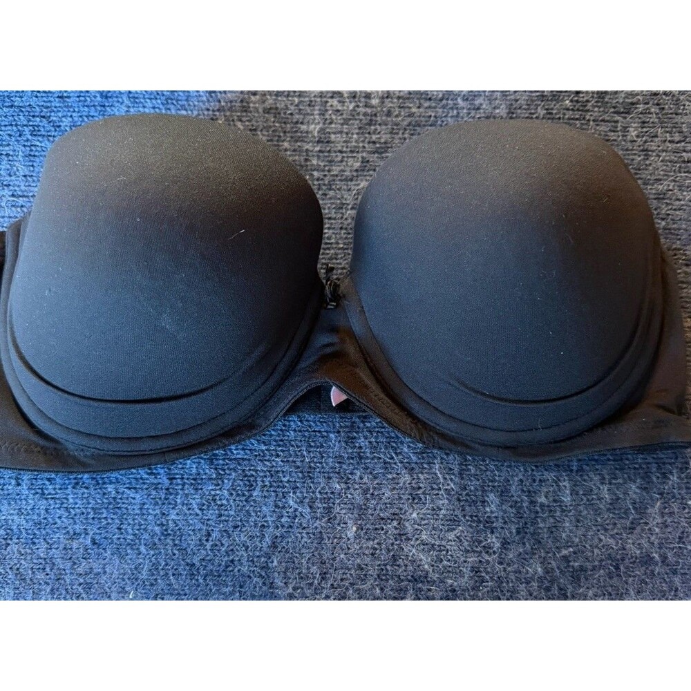 Victorias Secret Size 36 C Black  Strapless Underwire Bra